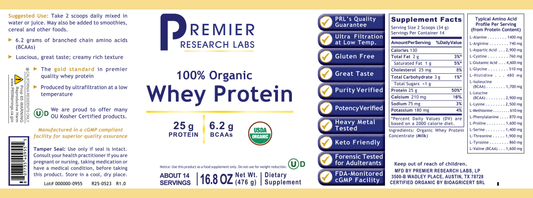 Whey Protein, Premier full label