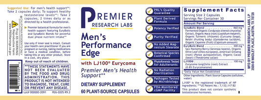 Men's Performance Edge full label