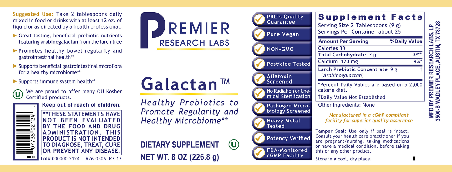 Galactan™ full label
