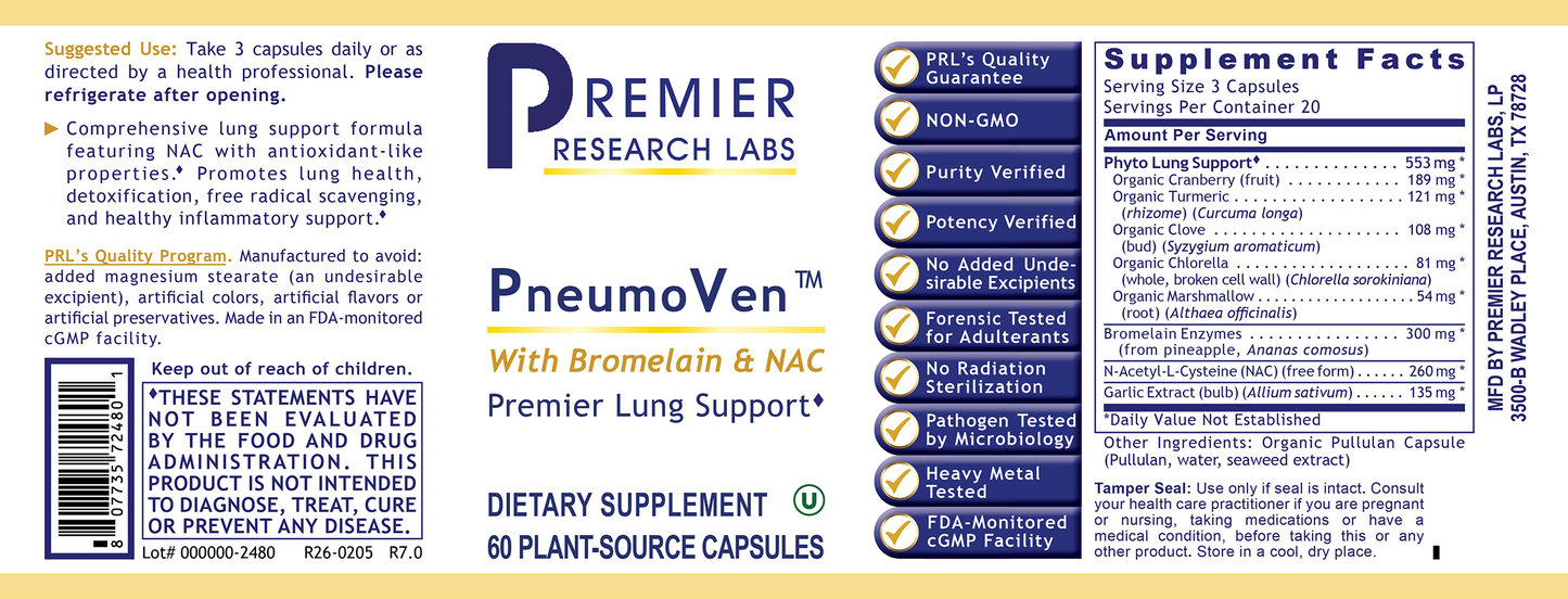 PneumoVen™ full label