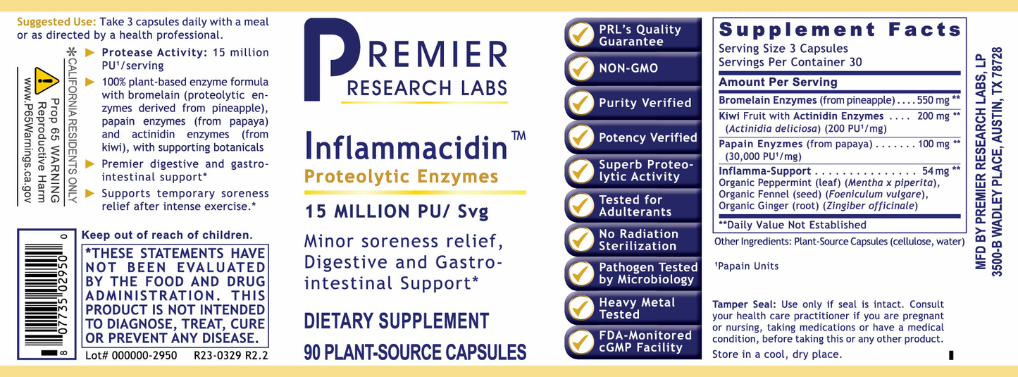 Inflammacidin™ full label