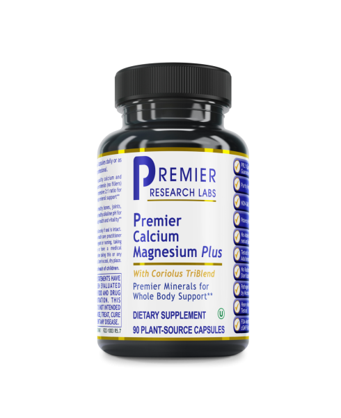 Calcium Magnesium Plus, Premier (90 caps) bottle
