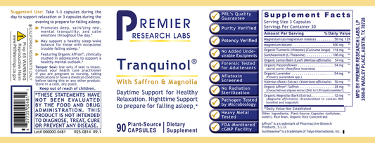 Tranquinol® full label