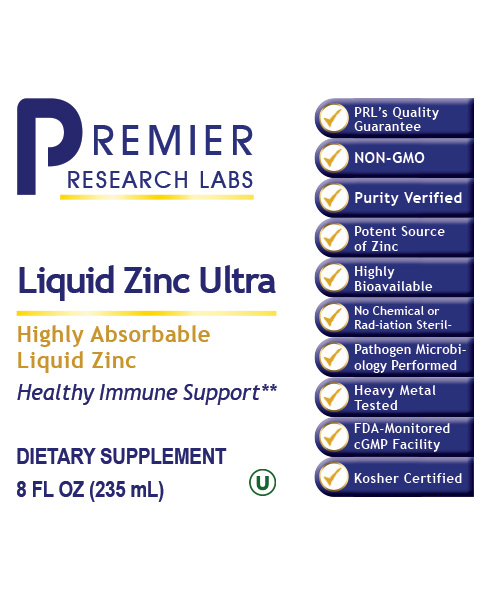 Liquid Zinc Ultra full label