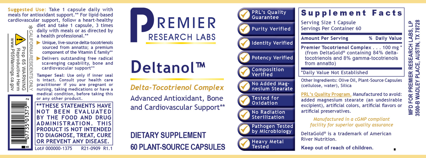 Deltanol™ full label