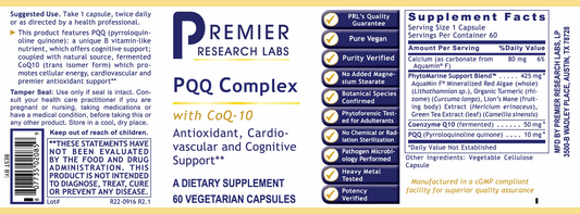 PQQ Complex, Premier full label