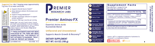 Aminos-FX, Premier full label