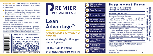 Lean Advantage™ full label