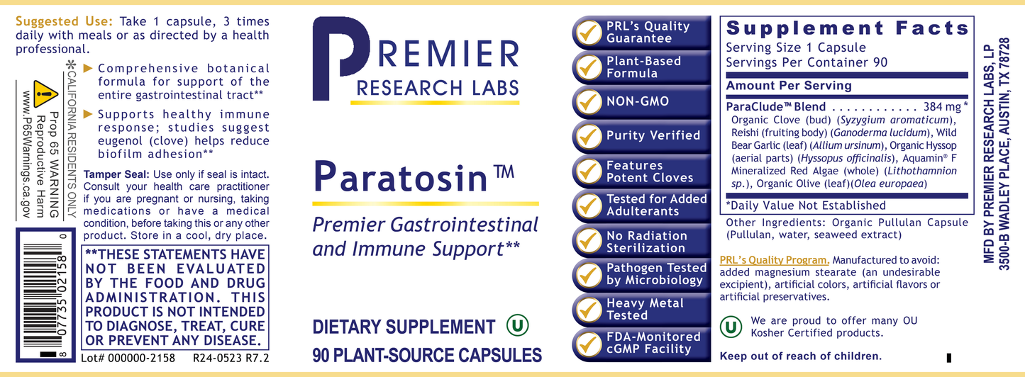 Paratosin™ full label