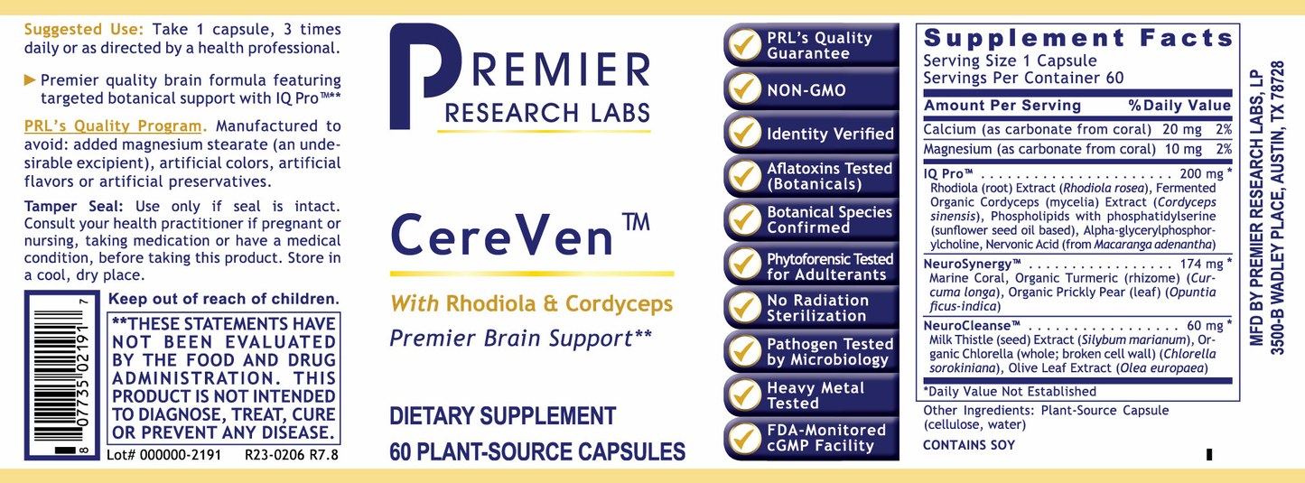 CereVen™ full label