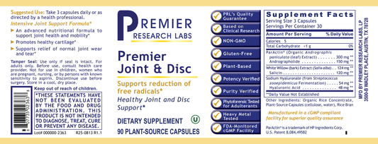 Joint & Disc, Premier full label