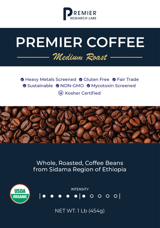 Organic Coffee Sidama, Premier full label