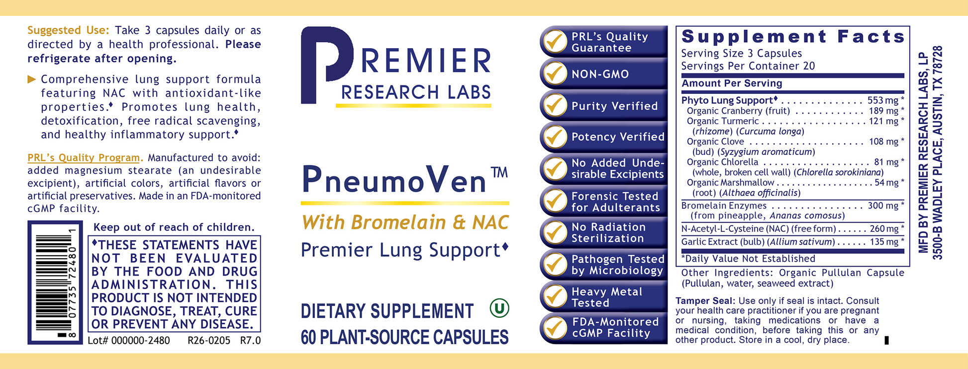 PneumoVen™ full label