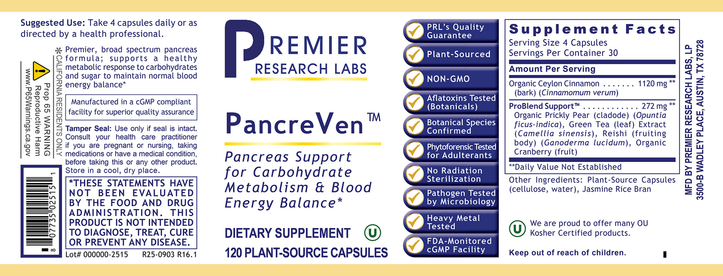 PancreVen™ full label
