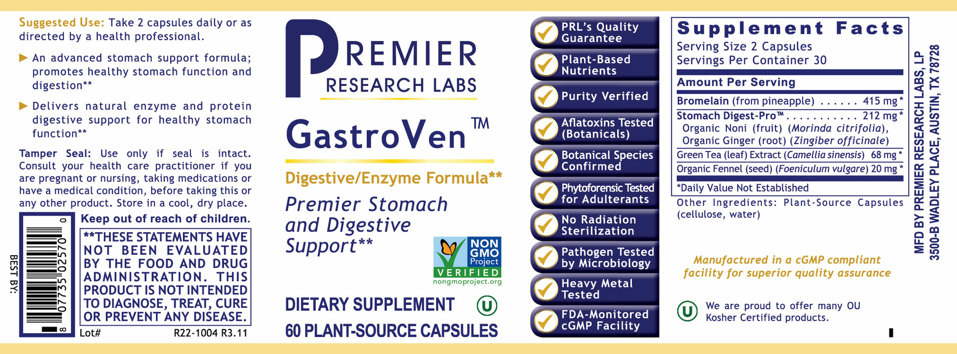 GastroVen™ full label