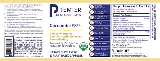Curcumin-FX™ full label