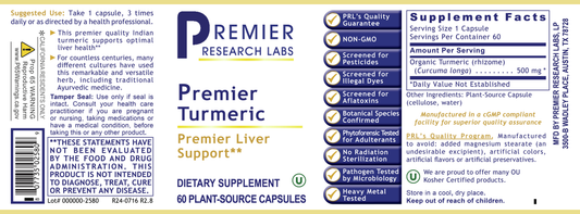 Turmeric, Premier full label