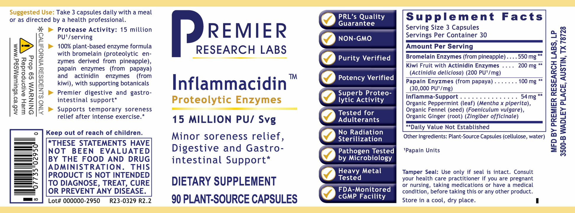 Inflammacidin™ full label