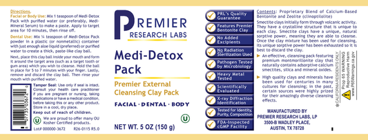 Medi-Detox Pack full label