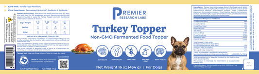 Turkey Topper full label